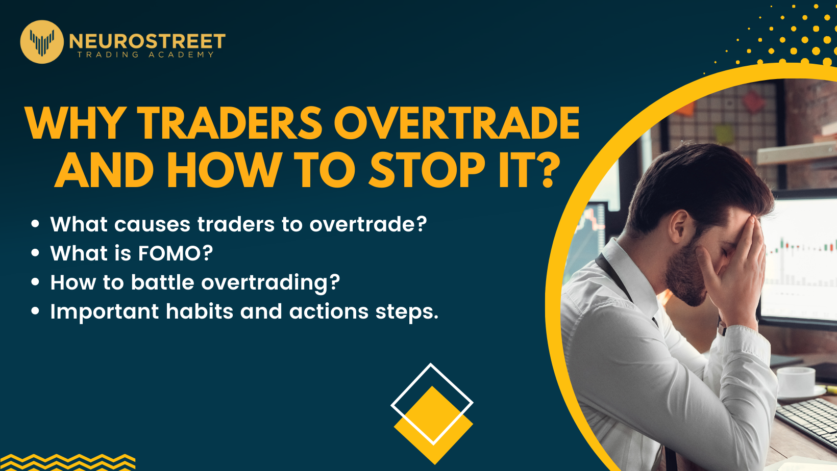 Why traders overtrade and how to stop it? Are you constantly rushing into trades? Thinking it will go without you? Executing trades that are not part of your trading plan, because you feel the market will not provide a setup?