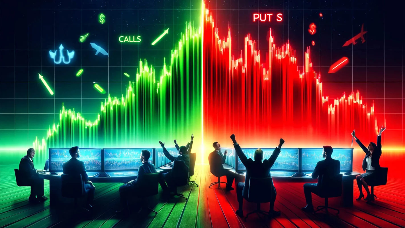 Options Trading, the battle of calls and puts